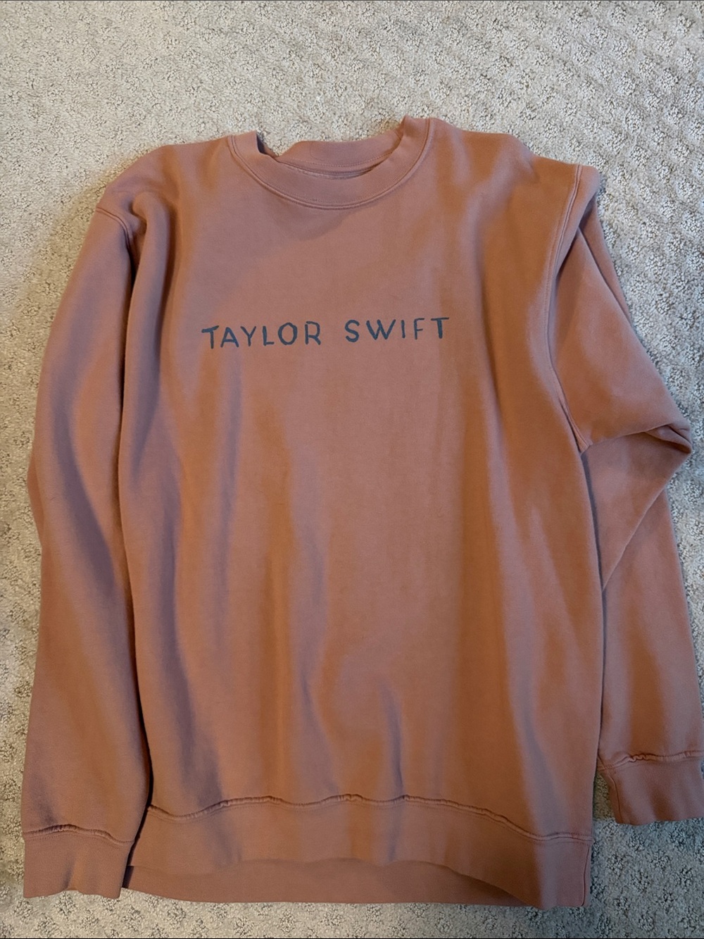 Taylor Swift Dusty Rose Crewneck Sweatshirt